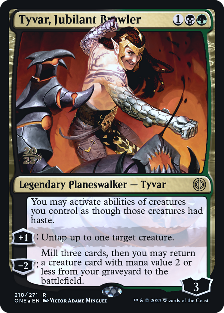 Tyvar, Jubilant Brawler - Prerelease Promo [PONE-218s]