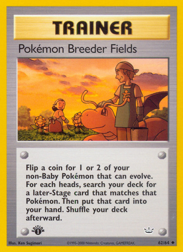 Pokémon Breeder Fields [NEO3-62]