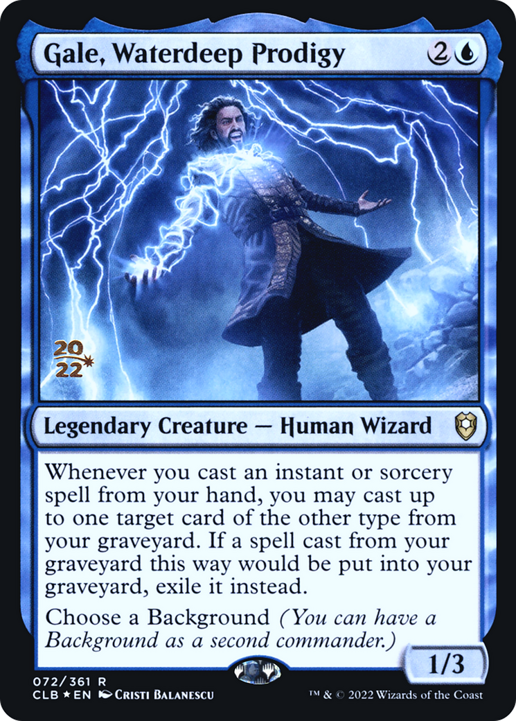 Gale, Waterdeep Prodigy - Prerelease Promo [PCLB-72s]