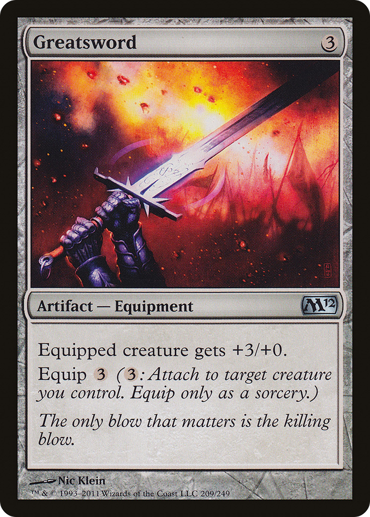 Greatsword [M12-209]