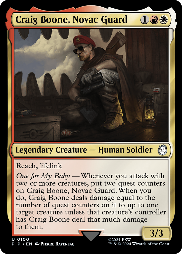 Craig Boone, Novac Guard [PIP-100]