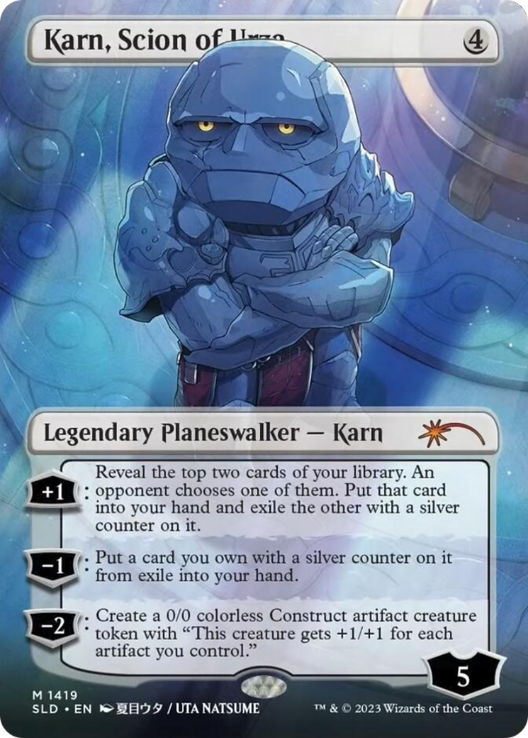 Karn, Scion of Urza - Borderless [SLD-1419]