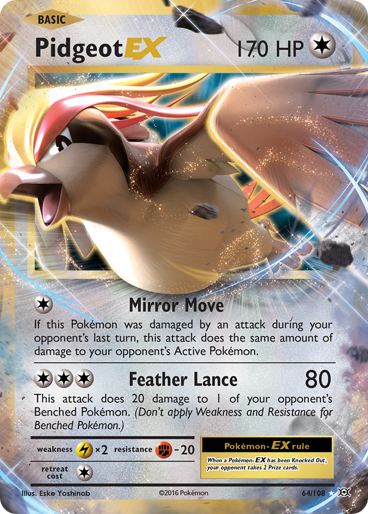 Pidgeot-EX [XY12-64]