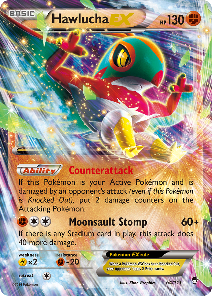 Hawlucha-EX [XY3-64]