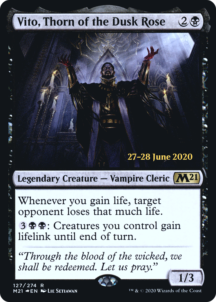 Vito, Thorn of the Dusk Rose - Prerelease Promo [PM21-127s]