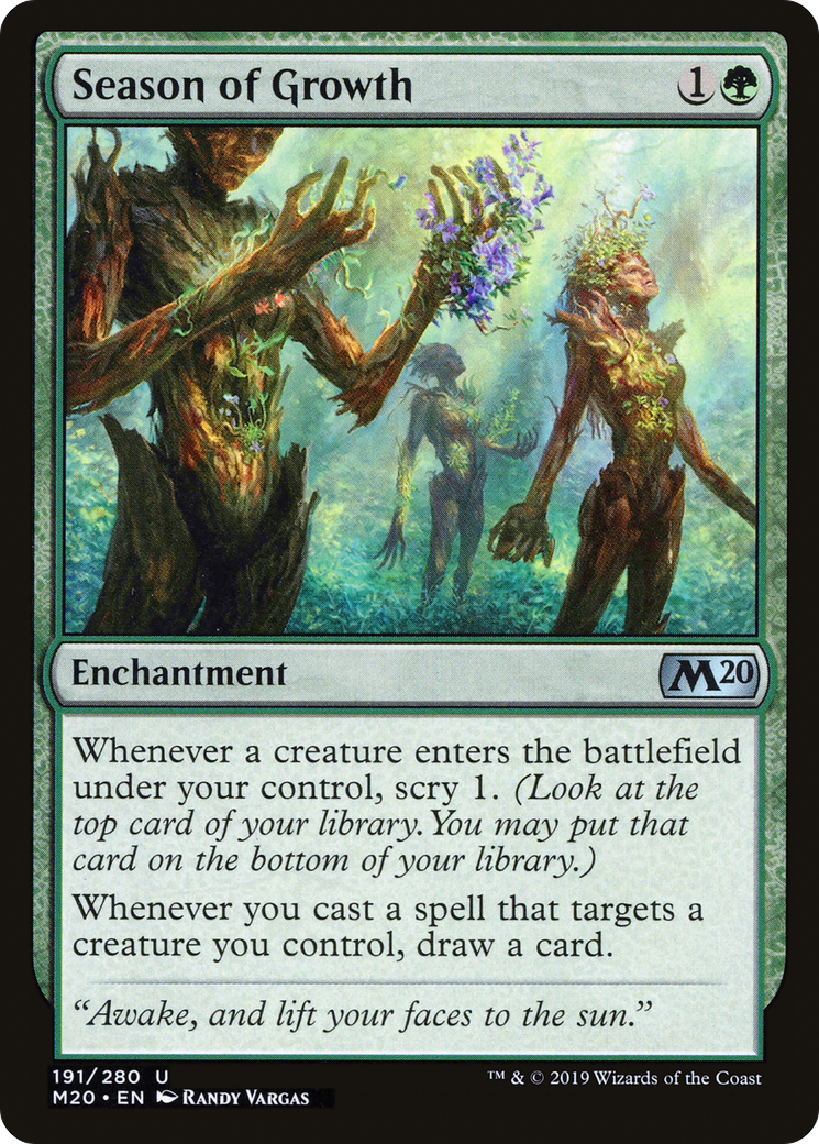 Season of Growth [M20-191]