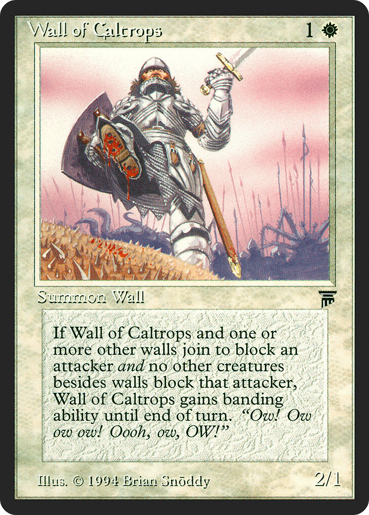 Wall of Caltrops [LEG-42]