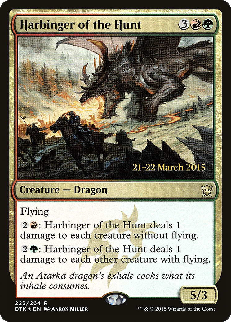 Harbinger of the Hunt - Prerelease Promo [PDTK-223s]