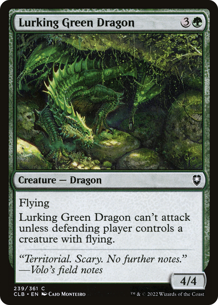 Lurking Green Dragon [CLB-239]