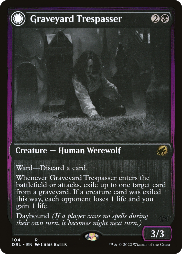 Graveyard Trespasser // Graveyard Glutton [DBL-104]