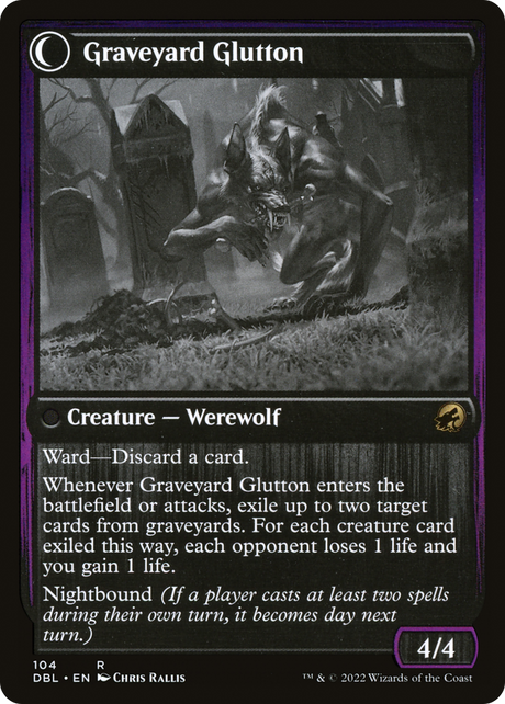 Graveyard Trespasser // Graveyard Glutton [DBL-104]