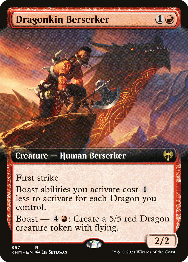 Dragonkin Berserker - Extended Art [KHM-357]