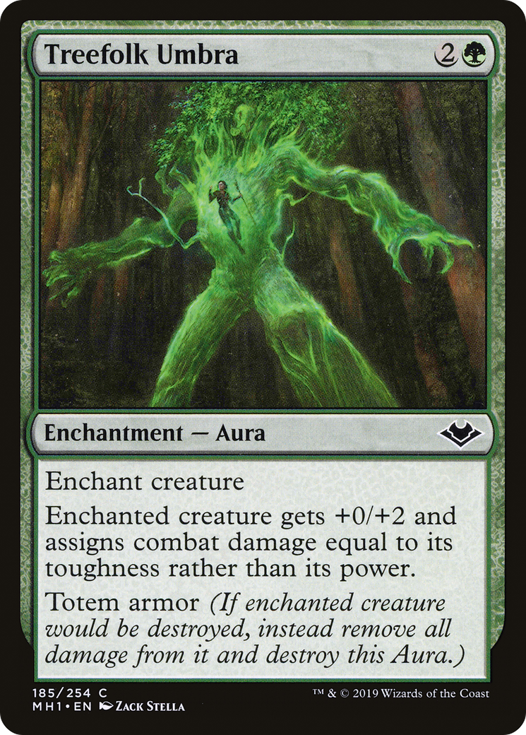 Treefolk Umbra [MH1-185]