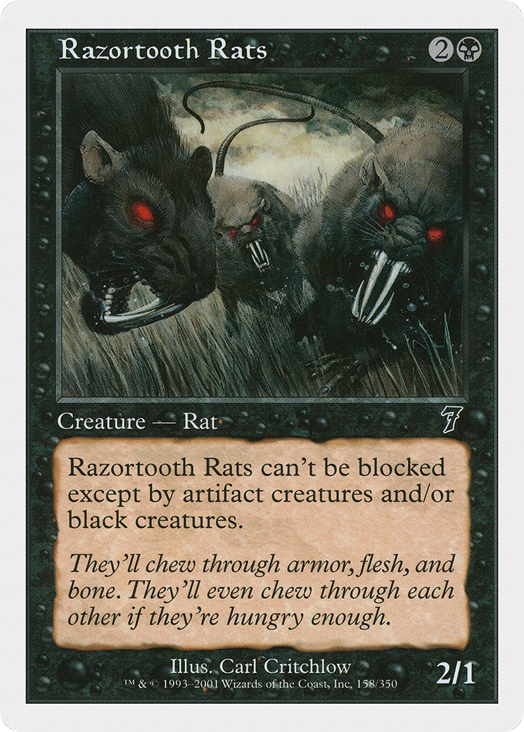 Razortooth Rats [7ED-158]