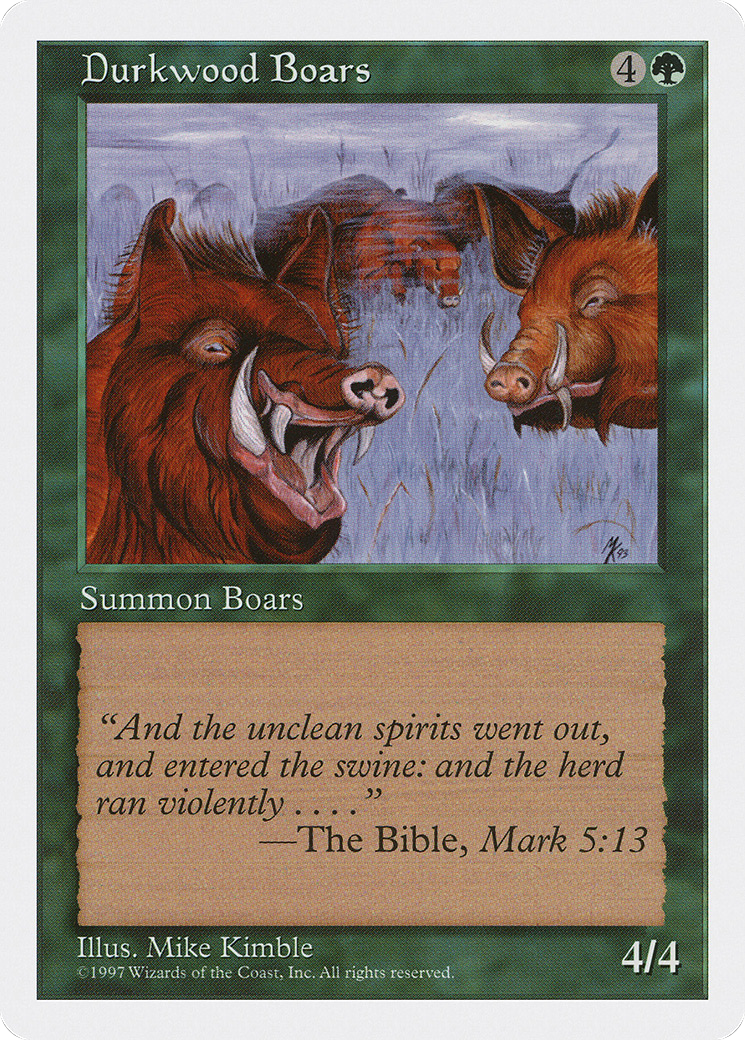 Durkwood Boars [5ED-289]