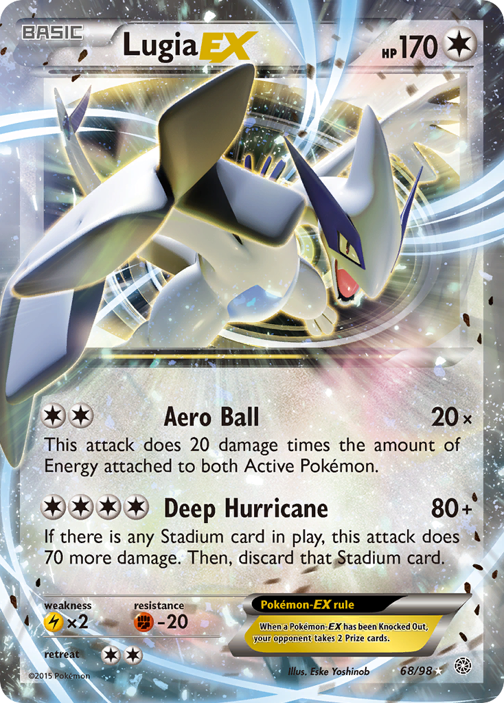 Lugia-EX [XY7-68]