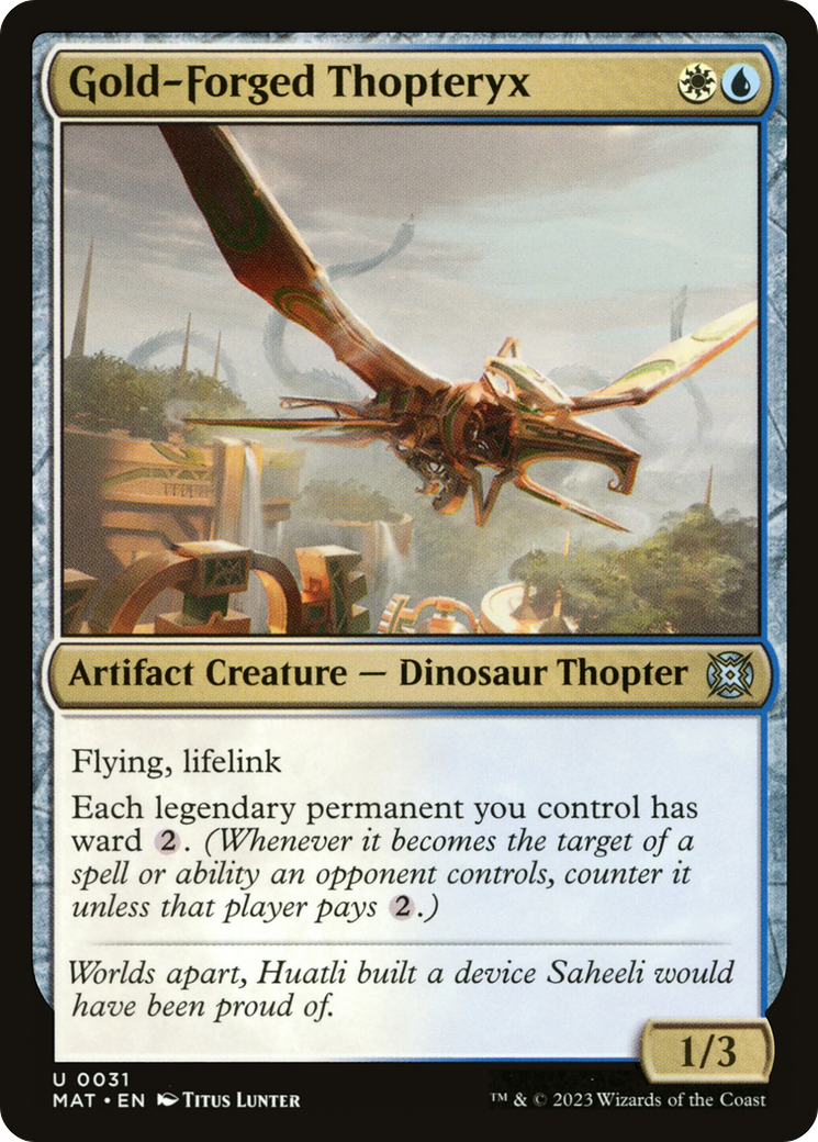 Gold-Forged Thopteryx [MAT-31]