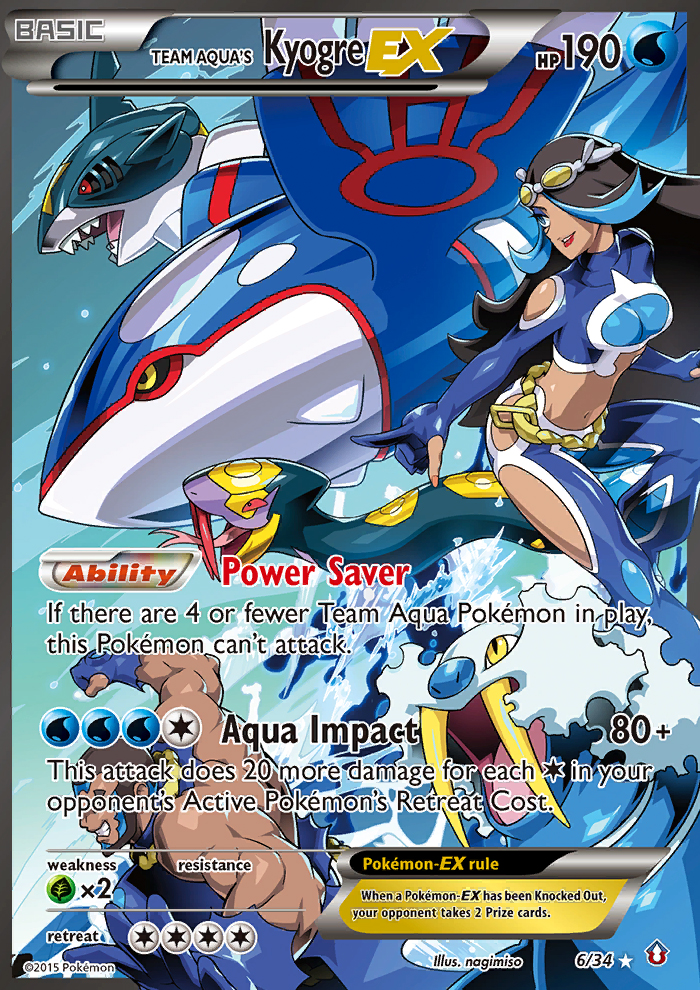 Team Aqua's Kyogre-EX [DC1-6]