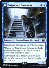 Suspicious Stowaway // Seafaring Werewolf - Prerelease Promo [PMID-80s]