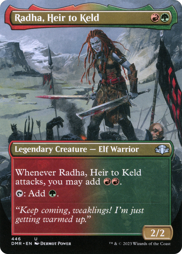 Radha, Heir to Keld - Borderless - Full Art [DMR-446]