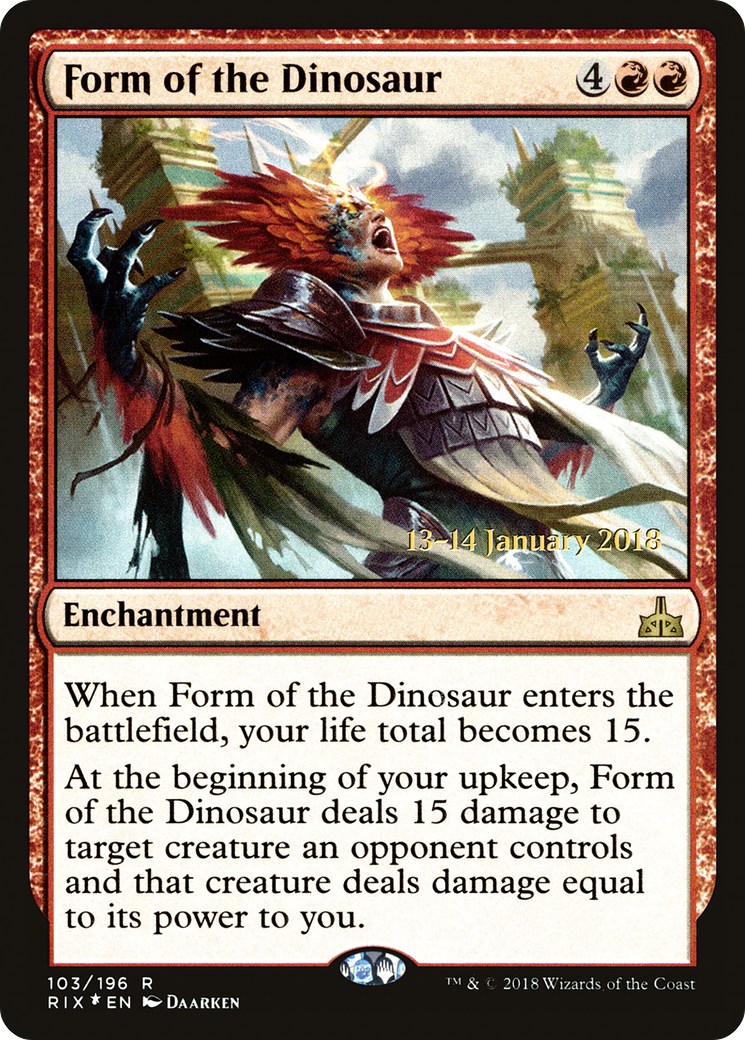 Form of the Dinosaur - Prerelease Promo [PRIX-103s]