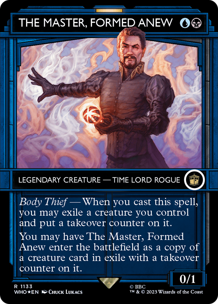 The Master, Formed Anew - Borderless - Showcase - Surge Foil [WHO-1133]