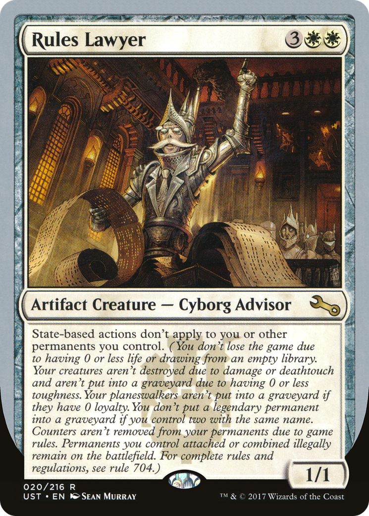 Rules Lawyer [UST-20]