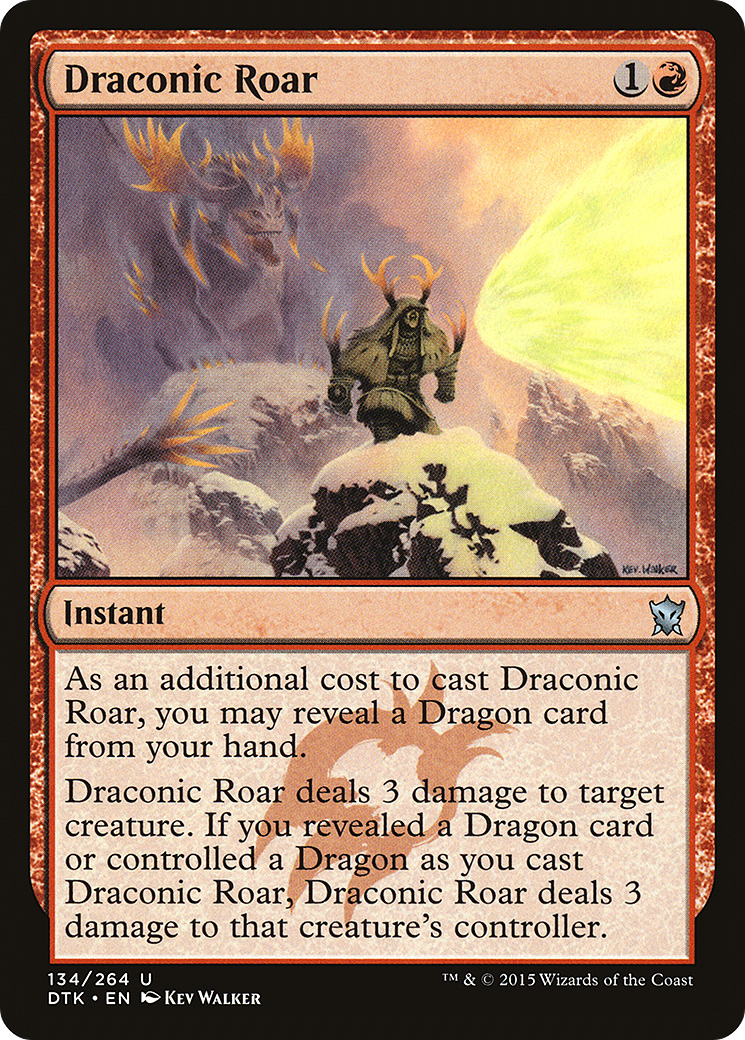 Draconic Roar [DTK-134]