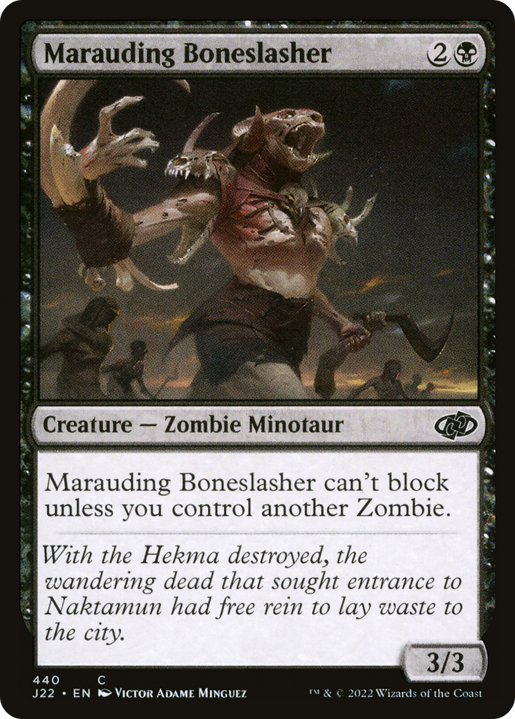 Marauding Boneslasher [J22-440]