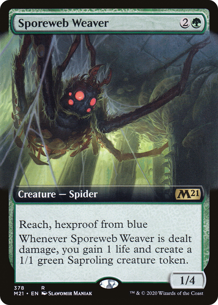 Sporeweb Weaver - Extended Art [M21-378]