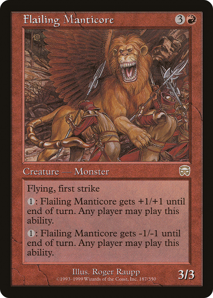 Flailing Manticore [MMQ-187]