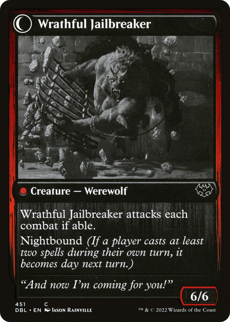 Weary Prisoner // Wrathful Jailbreaker [DBL-451]