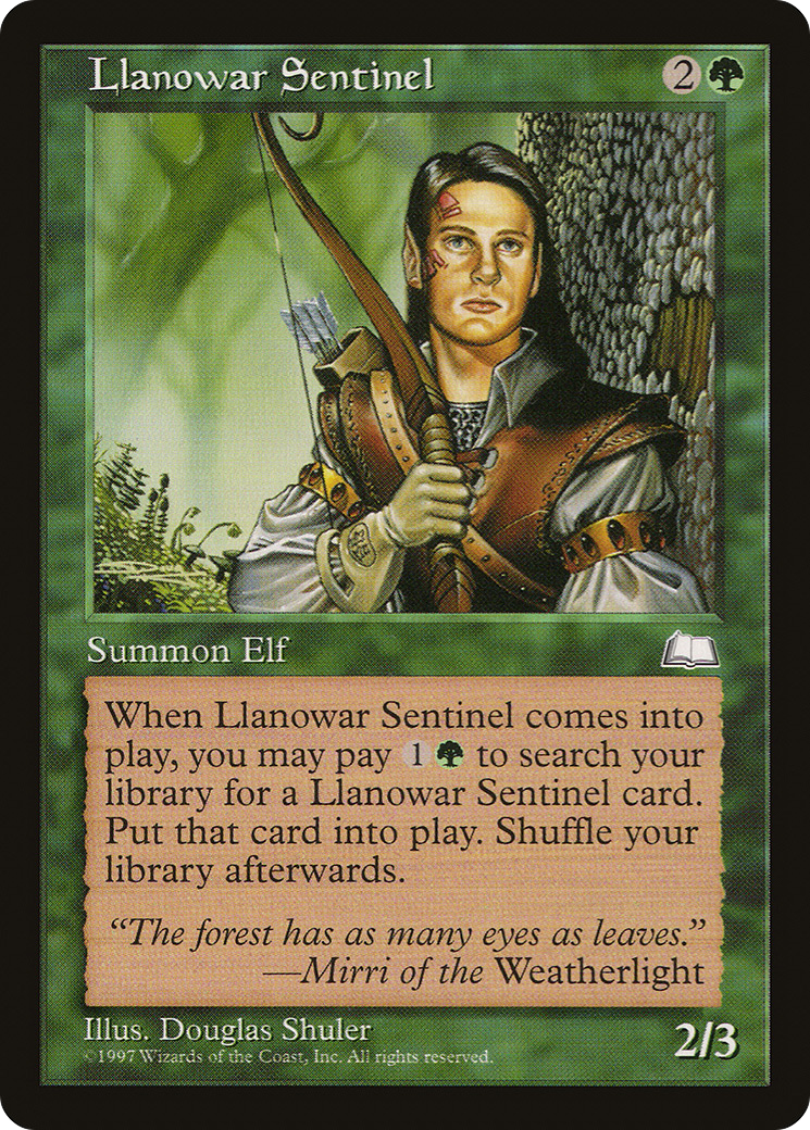 Llanowar Sentinel [WTH-134]