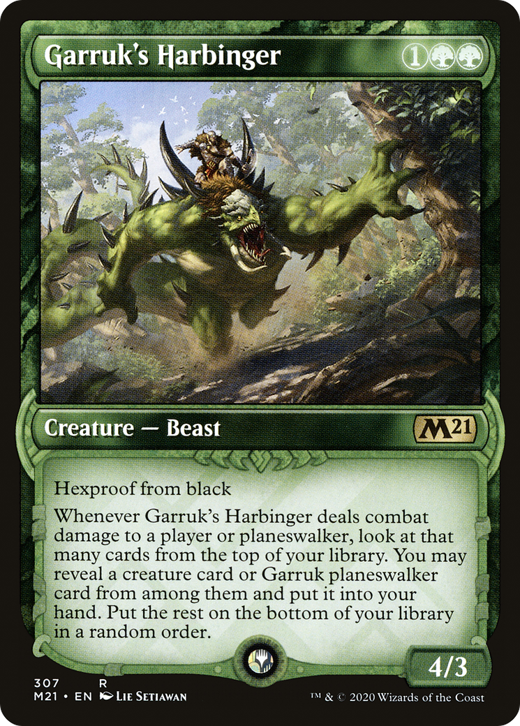 Garruk's Harbinger - Showcase [M21-307]