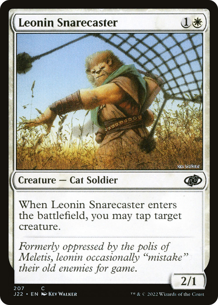 Leonin Snarecaster [J22-207]