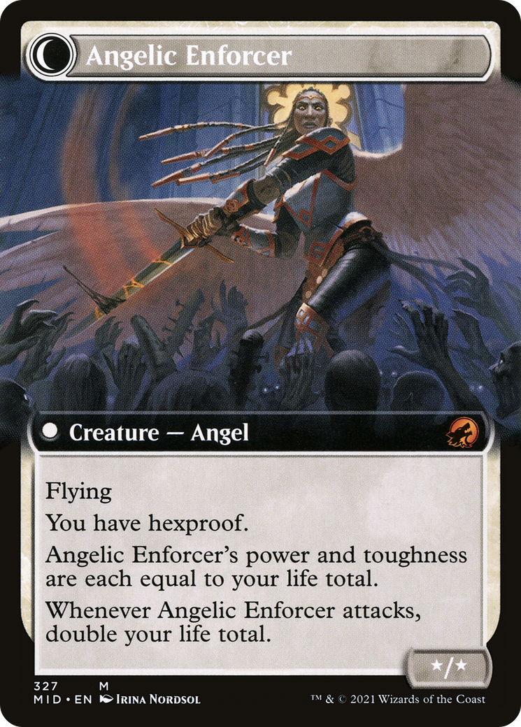 Enduring Angel // Angelic Enforcer - Extended Art [MID-327]