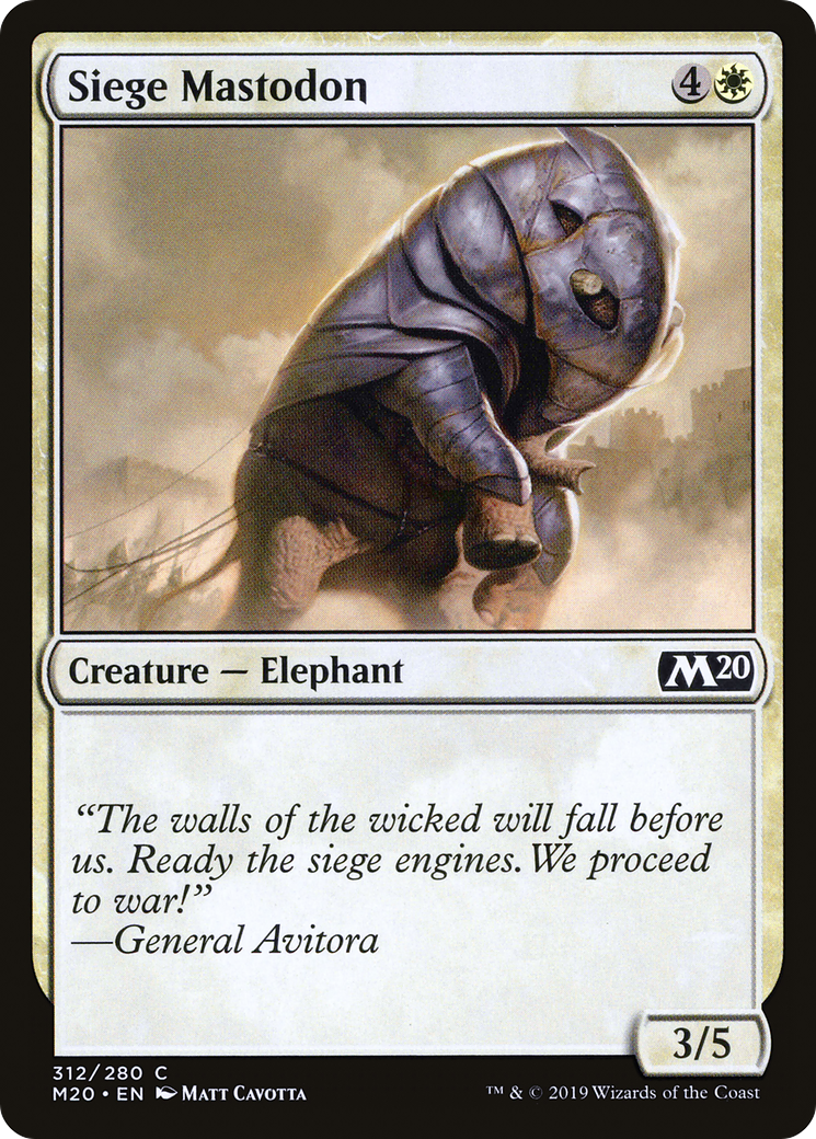 Siege Mastodon [M20-312]