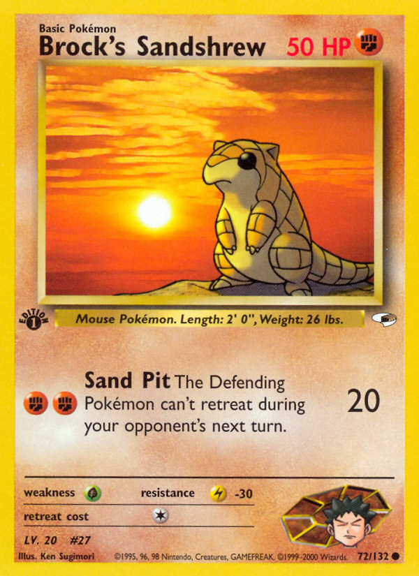 Brock's Sandshrew [GYM1-72]