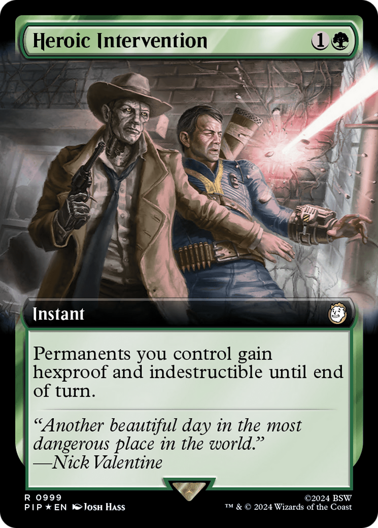 Heroic Intervention - Extended Art - Surge Foil [PIP-999]