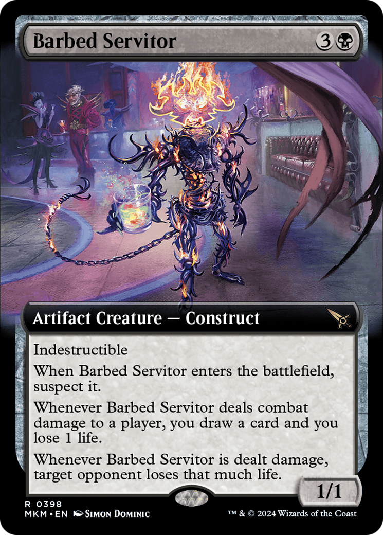 Barbed Servitor - Extended Art [MKM-398]