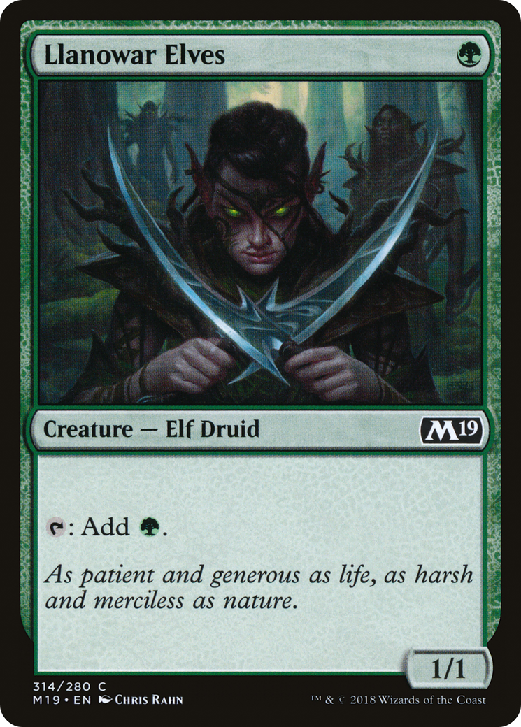 Llanowar Elves [M19-314]