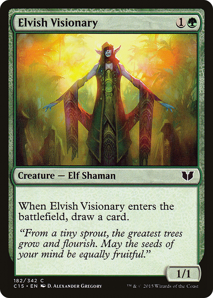 Elvish Visionary [C15-182]