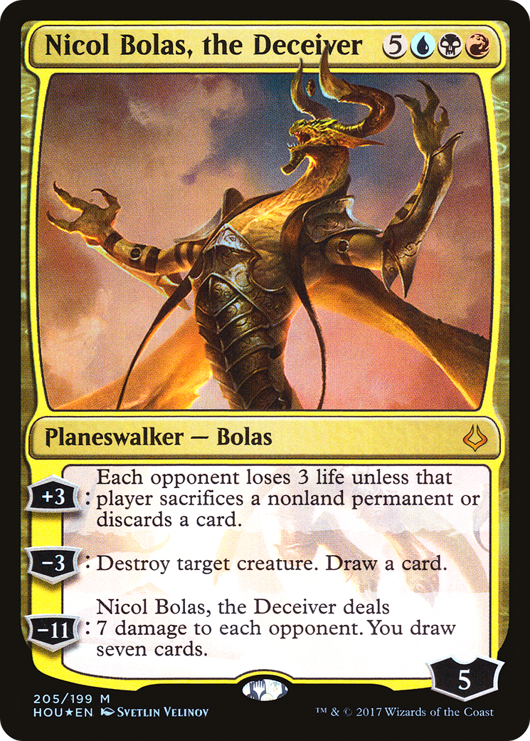 Nicol Bolas, the Deceiver [HOU-205]