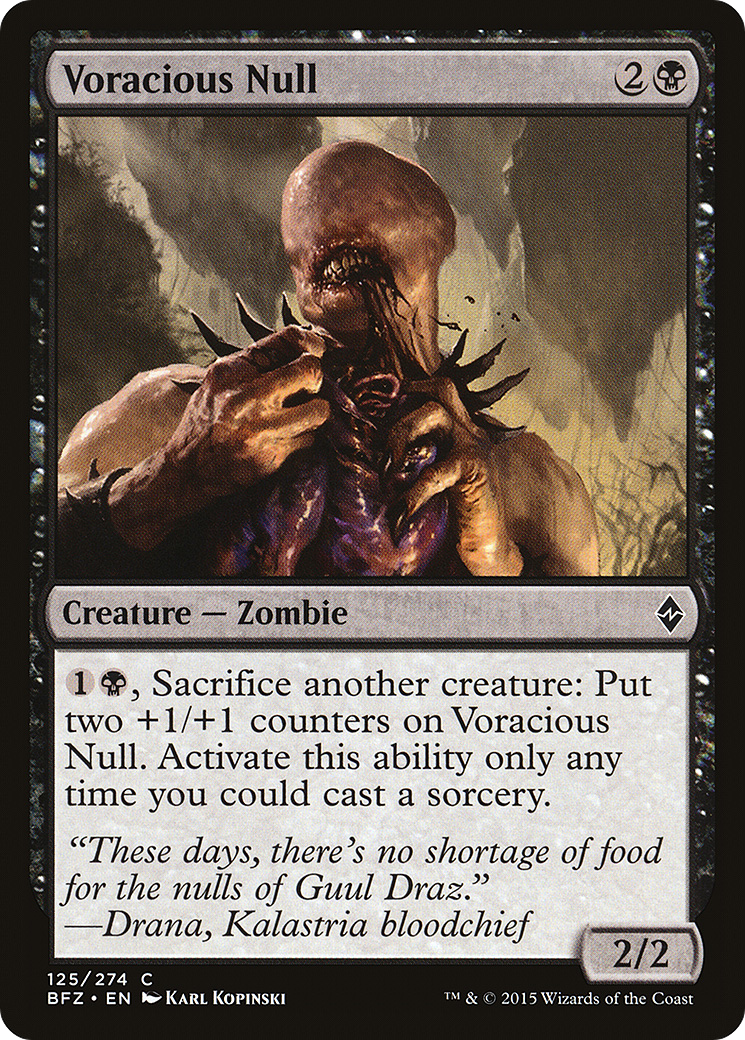 Voracious Null [BFZ-125]