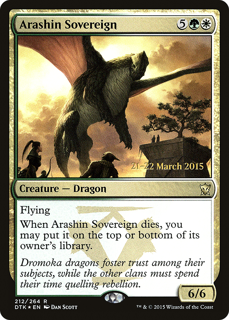 Arashin Sovereign - Prerelease Promo [PDTK-212s]