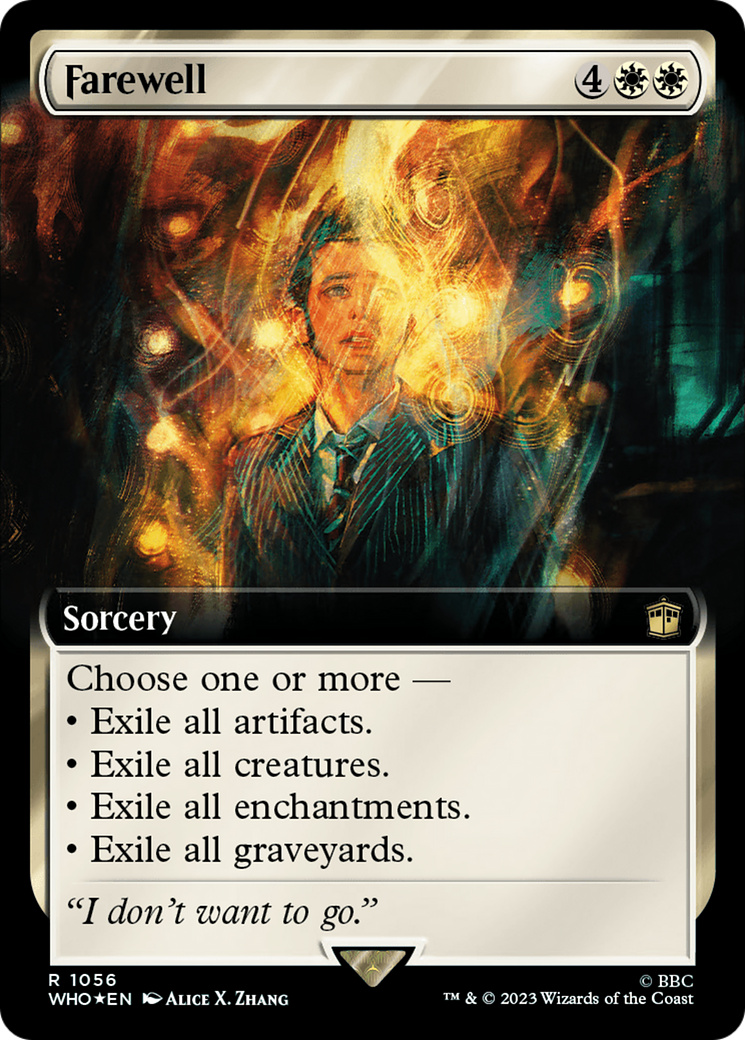 Farewell - Extended Art - Surge Foil [WHO-1056]