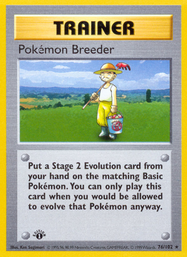 Pokémon Breeder [BASE1-76]