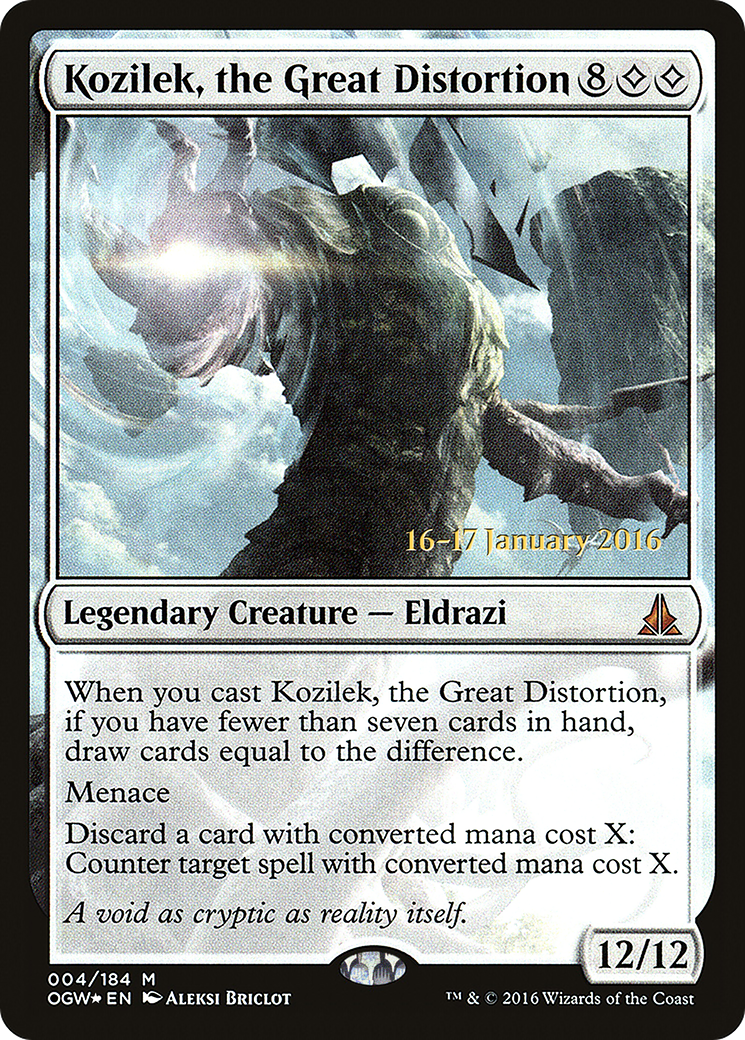 Kozilek, the Great Distortion - Prerelease Promo [POGW-4s]