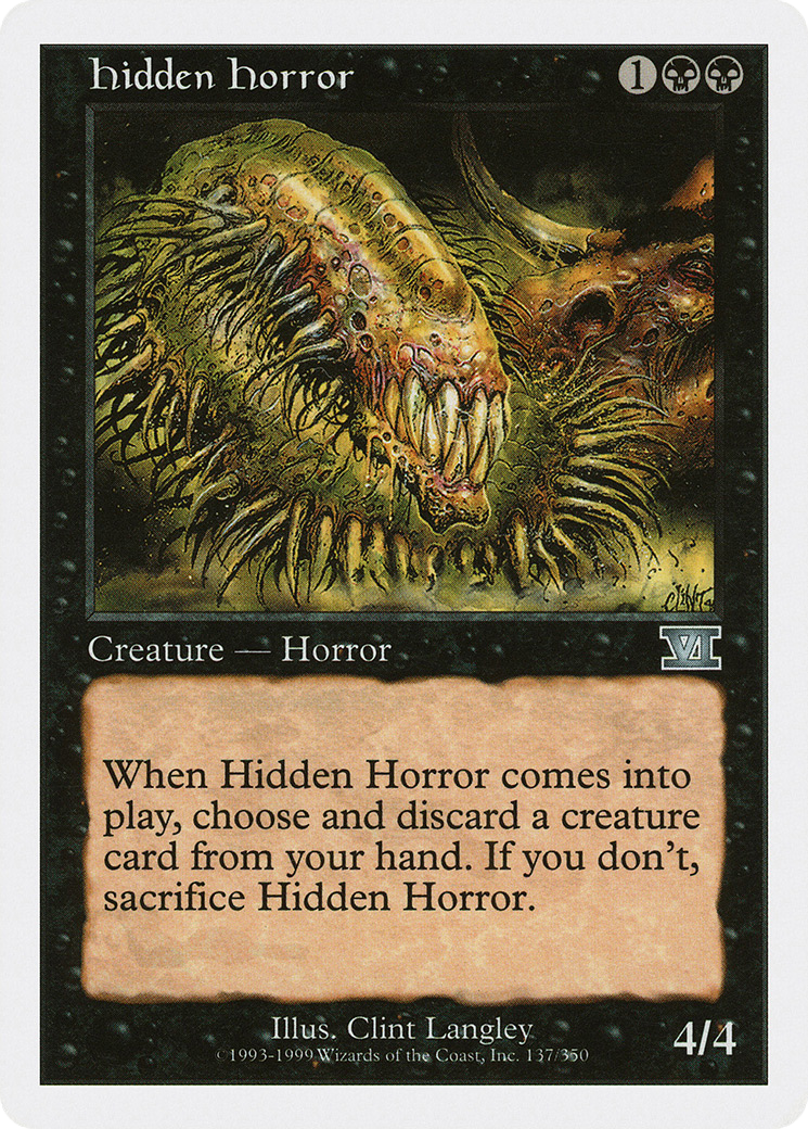 Hidden Horror [6ED-137]