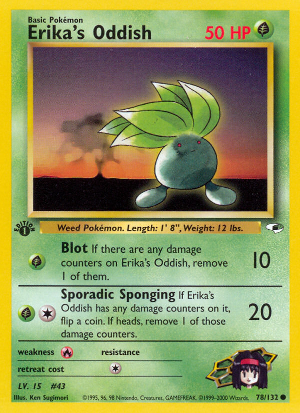 Erika's Oddish [GYM1-78]